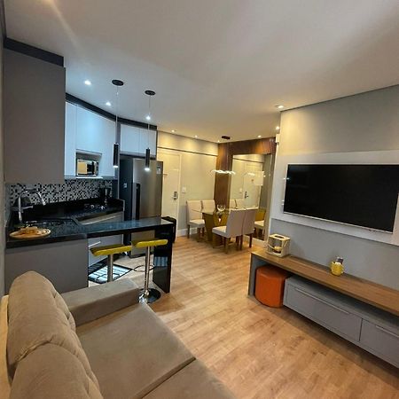 Flat Completo No Gonzaga Santos Uma Quadra Da Praia Εξωτερικό φωτογραφία